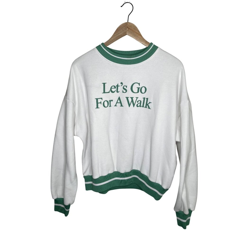 Yellow the Label Lets Go For A Walk Oversized Sweatshirt Size small